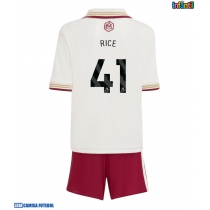 Camisa de Futebol Arsenal Declan Rice #41 Equipamento Alternativo Infantil 2025-26 Manga Curta (+ Calças curtas)